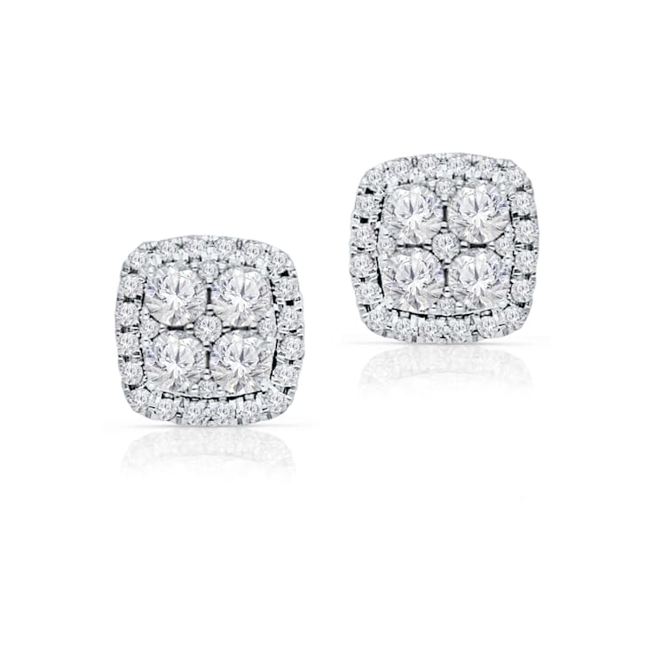 KALLATI White Gold "Eternal" 1.00ct  Diamond Earrings