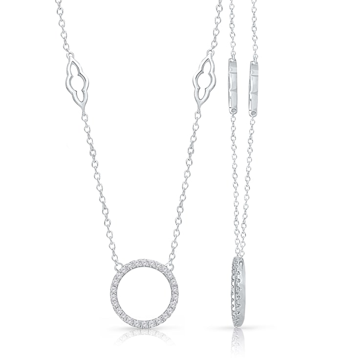 KALLATI White Gold "Eternal" 0.45ct Diamond Necklace
