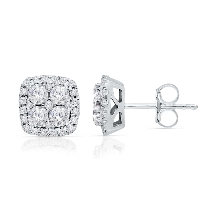 KALLATI White Gold "Eternal" 1.00ct  Diamond Earrings