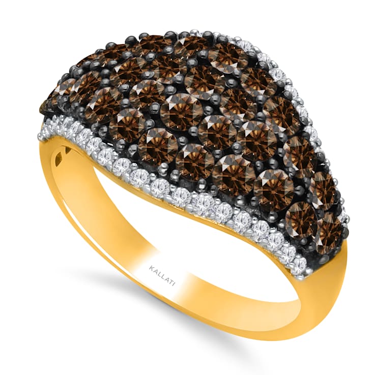 KALLATI Yellow Gold "Coco Kallati" 1.90ct Coco and White
Diamond Ring