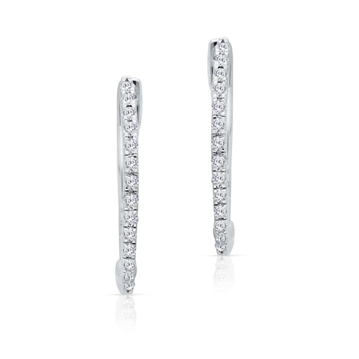 KALLATI White gold "Eternal" 0.10ct Diamond Earrings