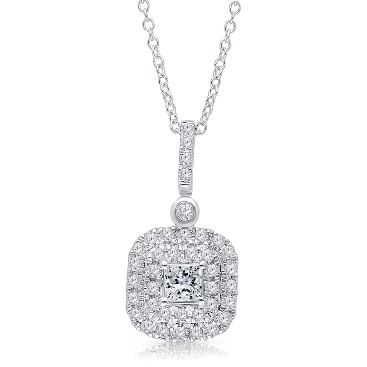 KALLATI White Gold "Princesse Royale" 0.50ct Diamond Pendant