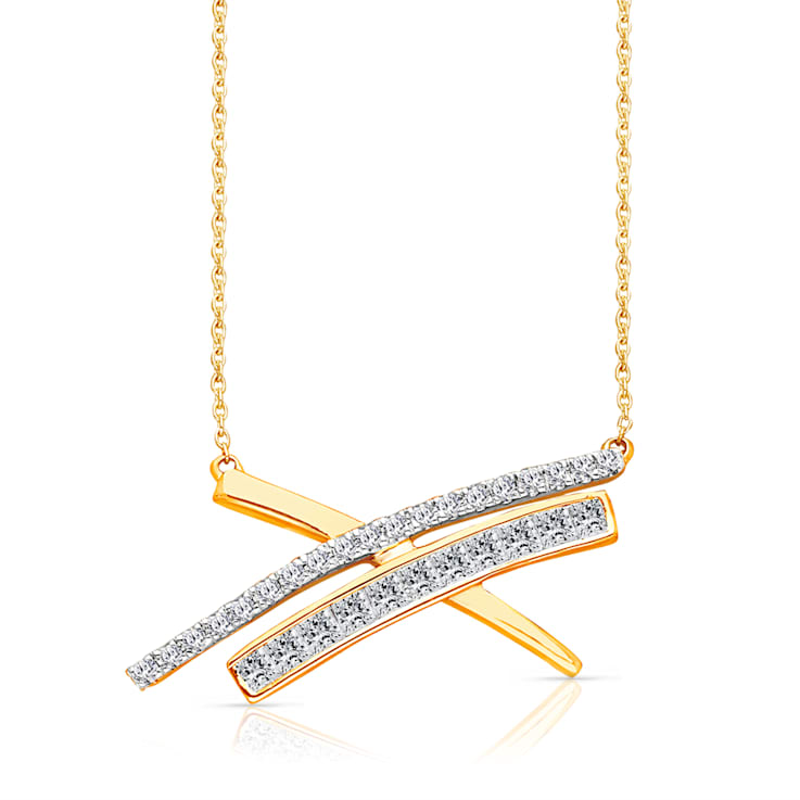 KALLATI Yellow Gold "Legendary" 0.75ct Diamond Necklace