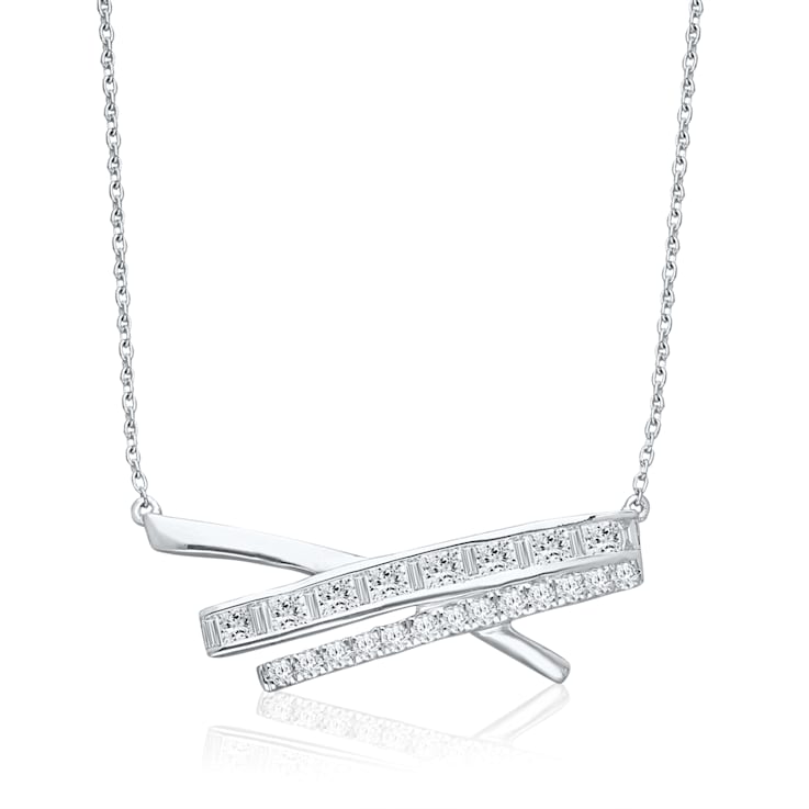 KALLATI White Gold "Legendary" 0.85ct Diamond Necklace