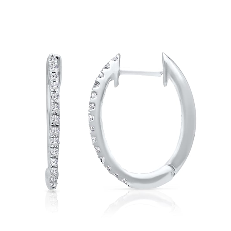 KALLATI White gold "Eternal" 0.10ct Diamond Earrings