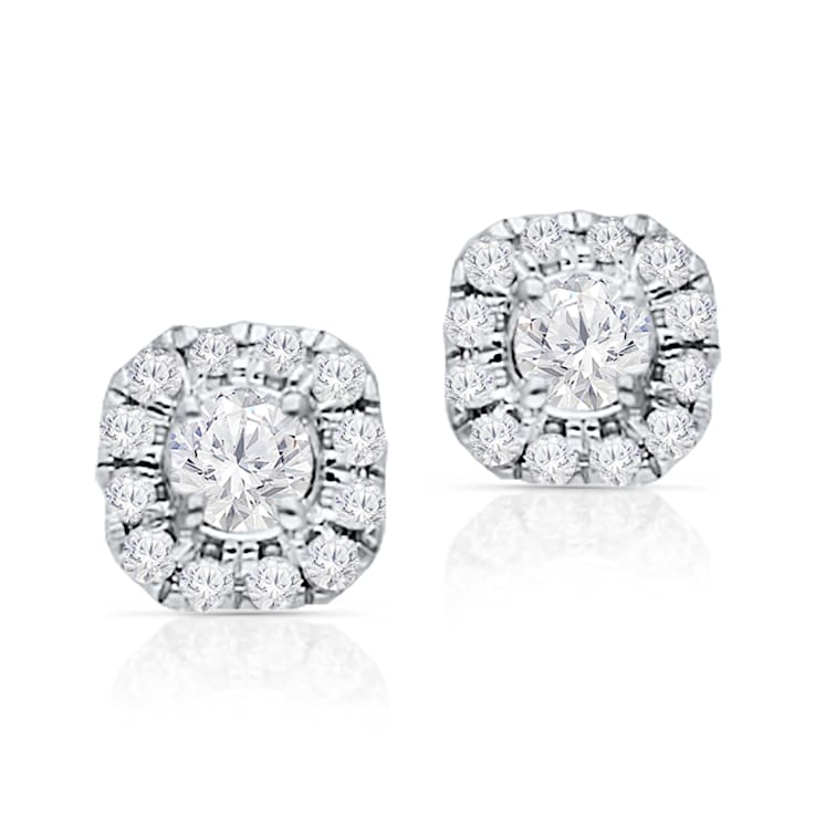 KALLATI White Gold "Eternal" 0.25ct Diamond Earrings