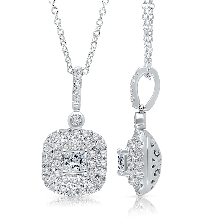 KALLATI White Gold "Princesse Royale" 0.50ct Diamond Pendant