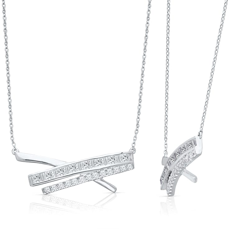 KALLATI White Gold "Legendary" 0.85ct Diamond Necklace