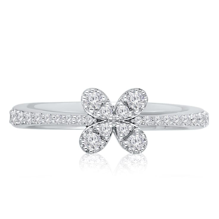 KALLATI White Gold 0.30 ctw Diamond Ring
