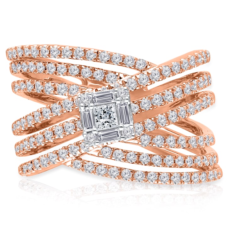 KALLATI Rose Gold "Legendary" 1.30 ct Diamond Ring