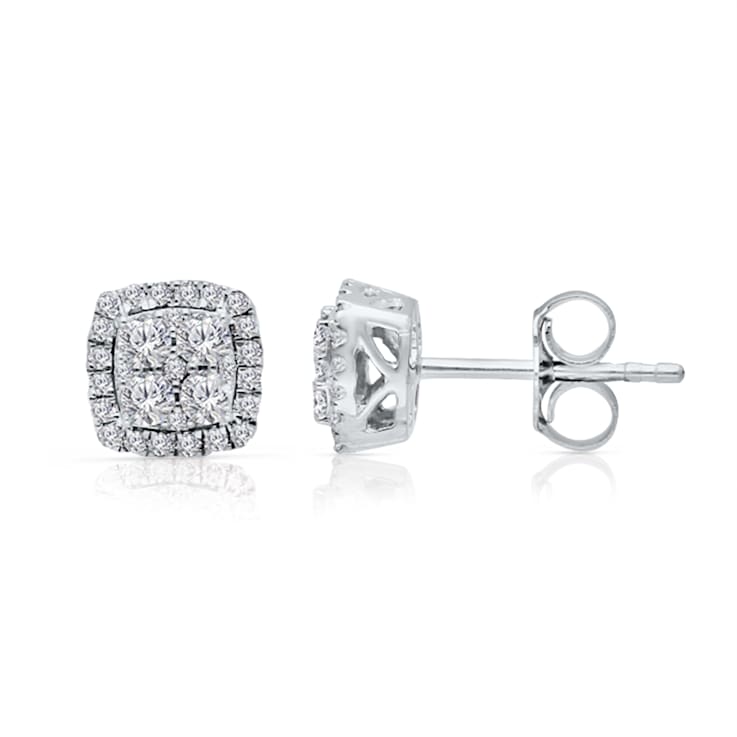 KALLATI White Gold "Princesse Royale" 0.50ct Diamond Earrings