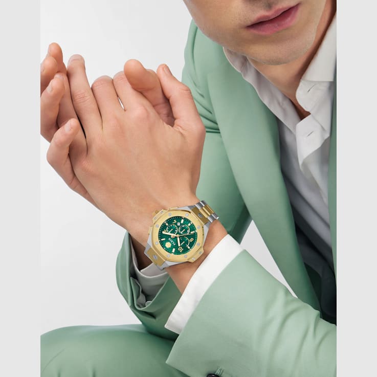 Plein Chrono Royal Two-tone Bracelet Mens Watch