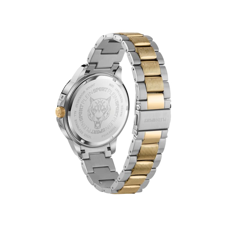 City Rush Blue Dial Two-tone Bracelet Watch