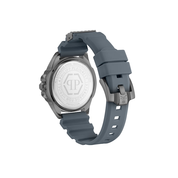 The $kull Silicone Strap Mens Watch
