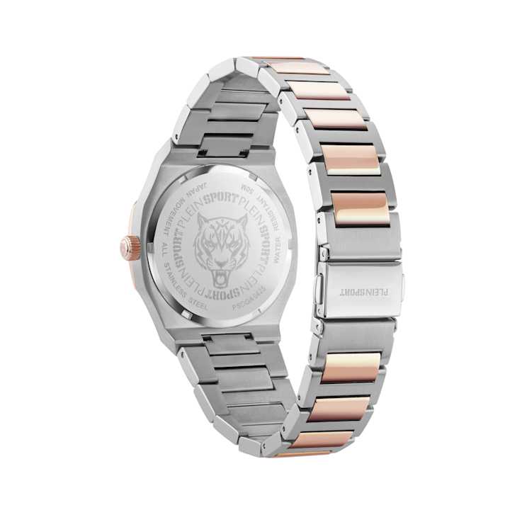 Metronaut White Dial Two-tone Bracelet Watch