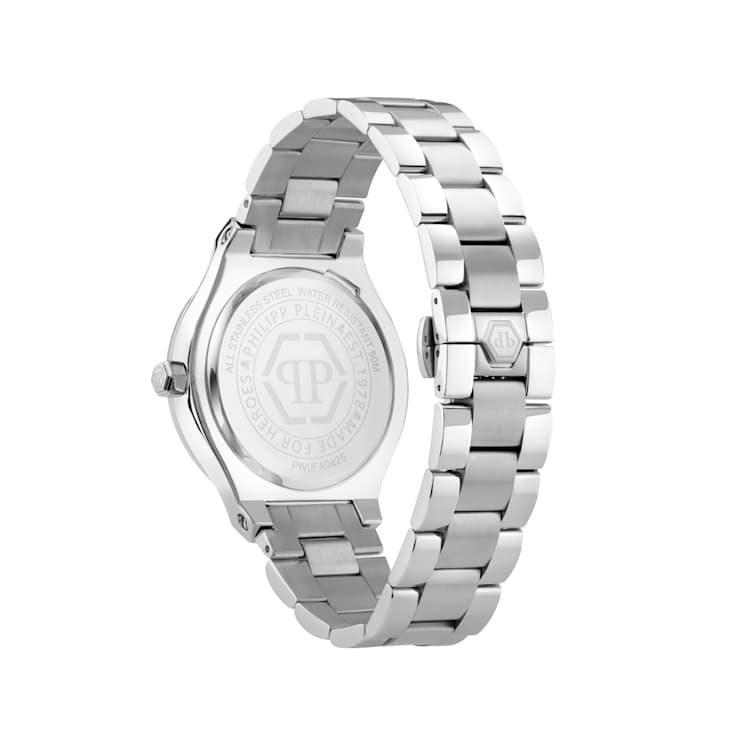 Plein Underdog Blue Dial Stainless Steel Bracelet Watch
