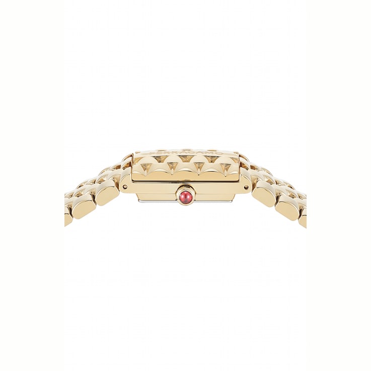 Ferragamo Secret IP Yellow Gold Bracelet Mens Watch