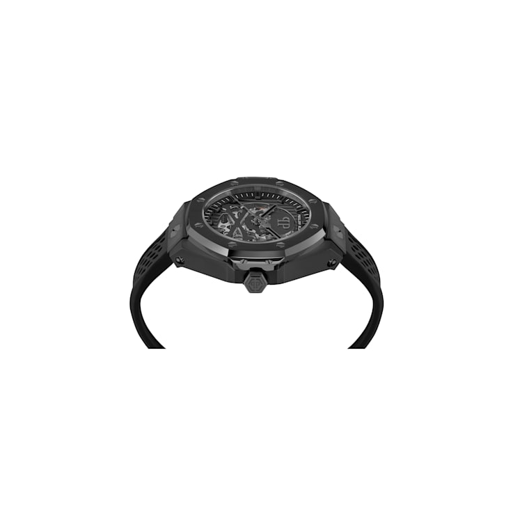 Plein $keleton Royal Silicone Strap Mens Watch