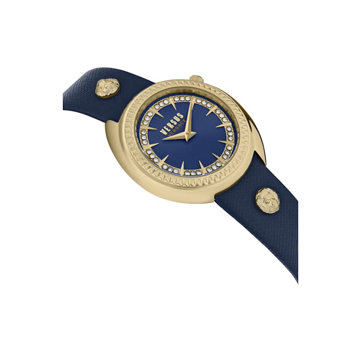 Versus Versace Tortona Crystal Strap Watch