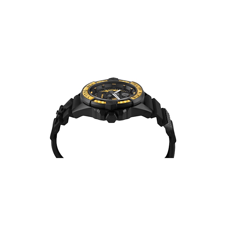 Philipp Plein The $kull Carbon Fiber Strap Watch