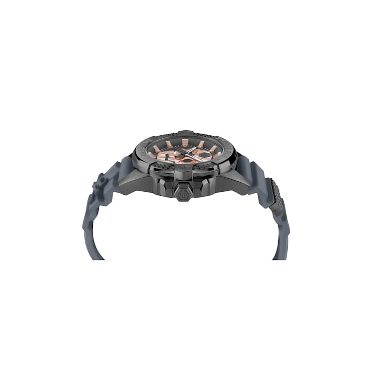 The $kull Silicone Strap Mens Watch