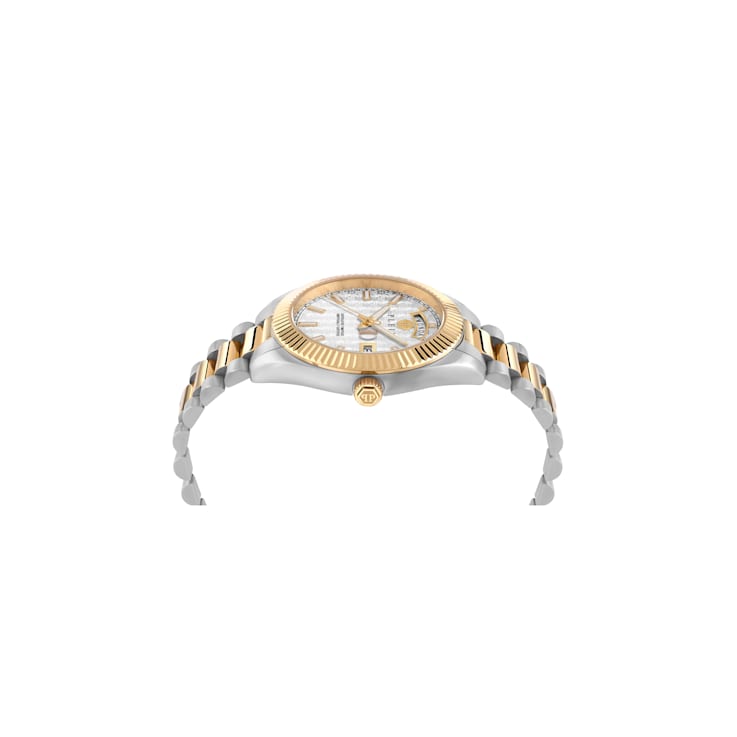 Date Superlative Two-tone Bracelet Mens Watch