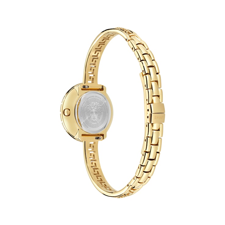La Greca Womens Watch IP Yellow Gold Case Black Guilloché Dial IP Yellow
Gold Bracelet