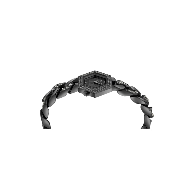 Philipp Plein The Hexagon Groumette Black Stainless Steel