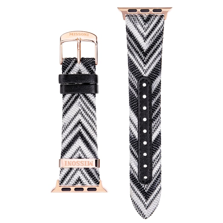 Missoni Zigzag Leather Apple Watch Strap