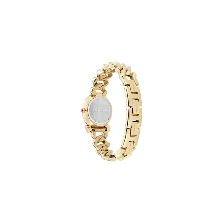 Gancini Twisted Chain Bracelet Watch