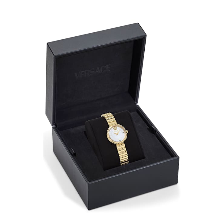 Greca Goddess Petite Yellow Stainless Steel Bracelet Watch