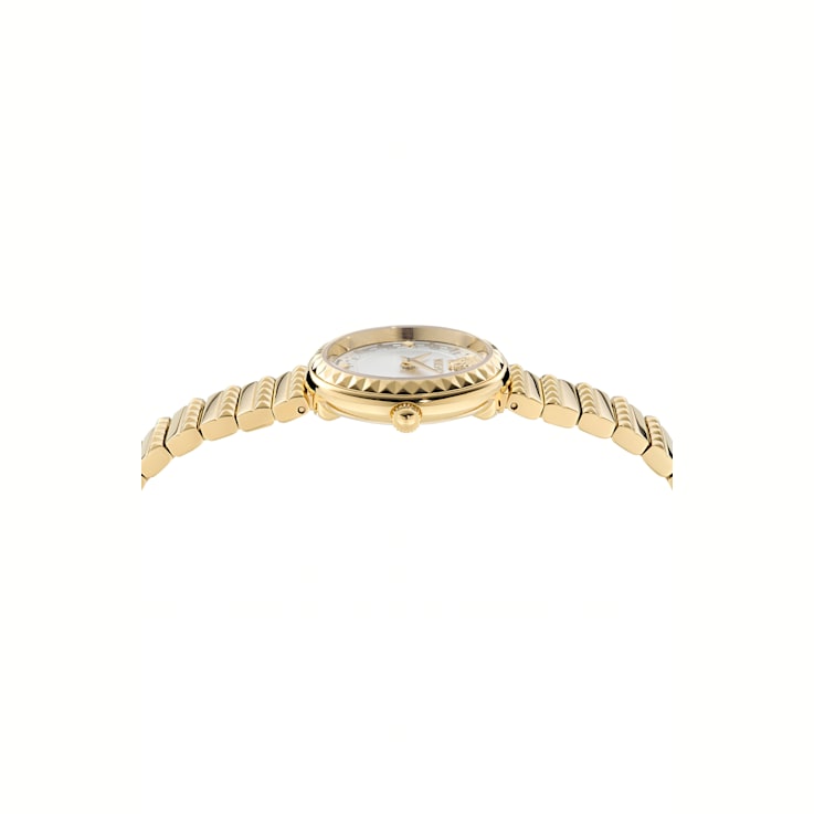 Greca Goddess Petite Yellow Stainless Steel Bracelet Watch