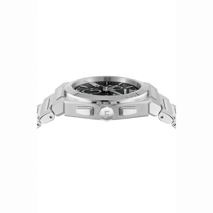 Vega Chrono Stainless Steel Bracelet Mens Watch