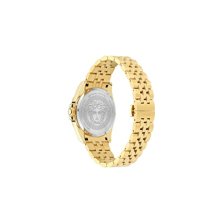 Versace Anteo Black Dial Bracelet Watch