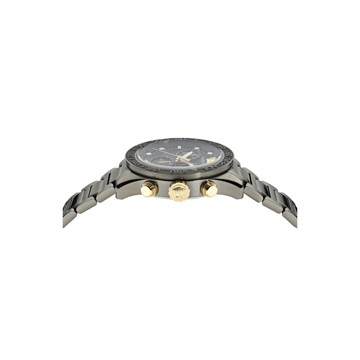 Versace Greca Dome Chrono Bracelet Watch