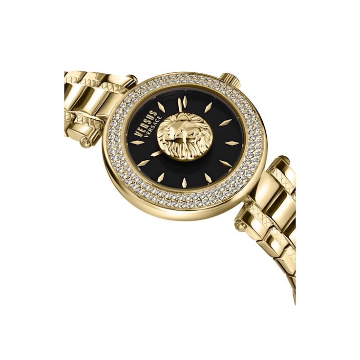 Versus Versace Brick Lane Lion Crystal Bracelet Watch 143DVA