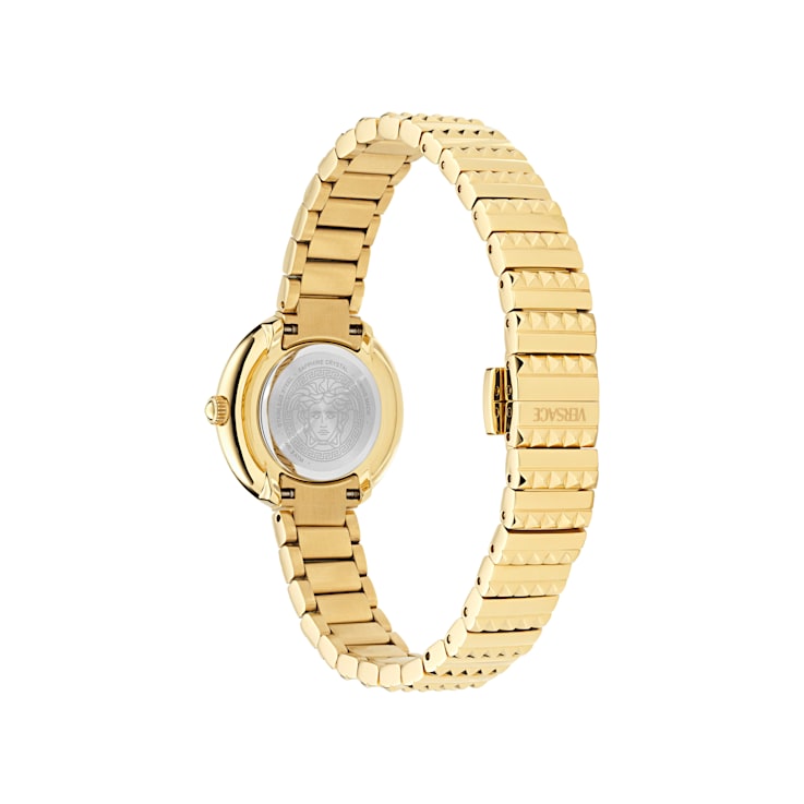 Greca Goddess Petite Yellow Stainless Steel Bracelet Watch