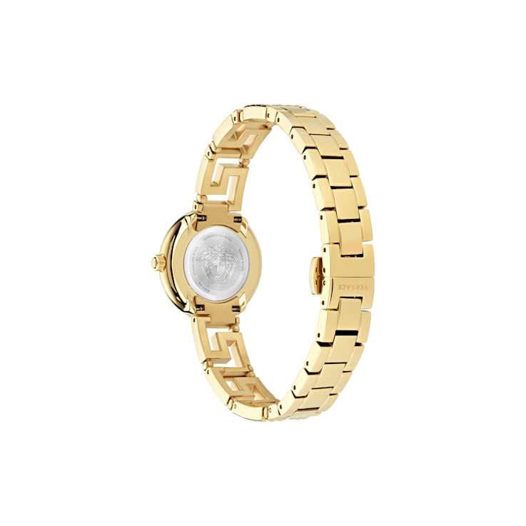 Versace Greca Goddess Black Dial Bracelet Watch