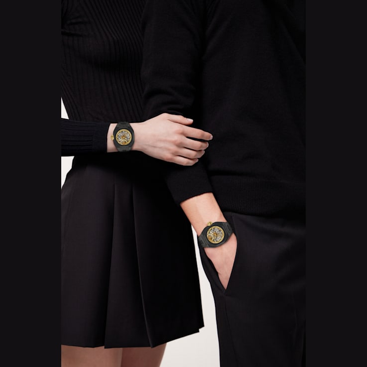 Versace skeleton watch hotsell