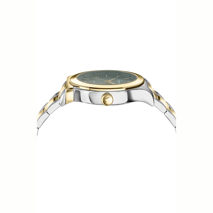 Ferragamo 1927 Green Dial Stainless Steel Automatic Watch
