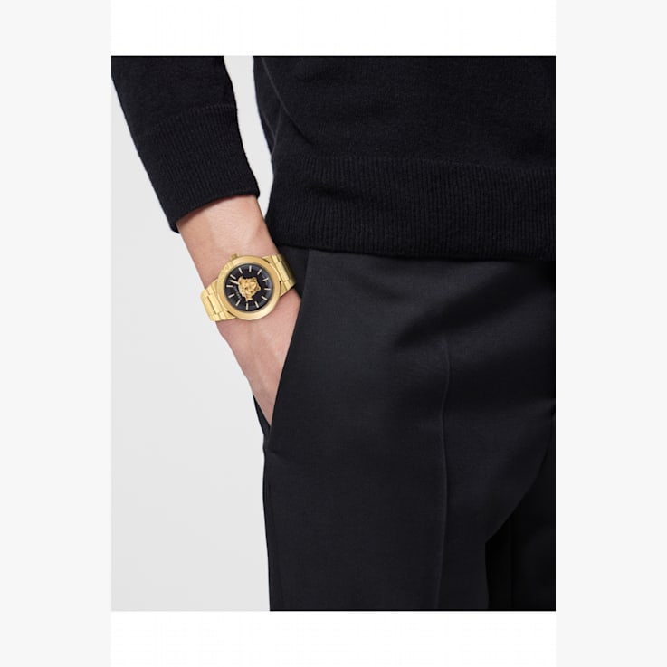 Versace Medusa Infinite Yellow Stainless Steel Bracelet