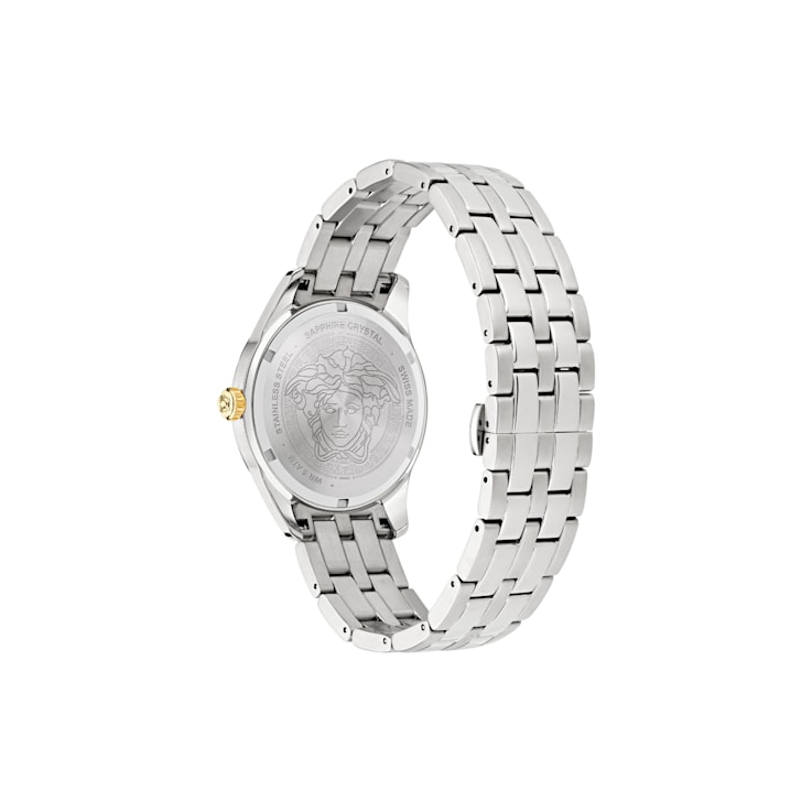Versace Greca Time GMT Stainless Steel Bracelet Watch