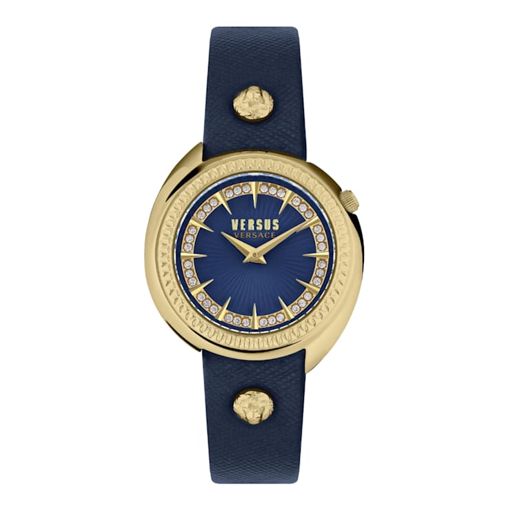 Versus Versace Tortona Crystal Strap Watch