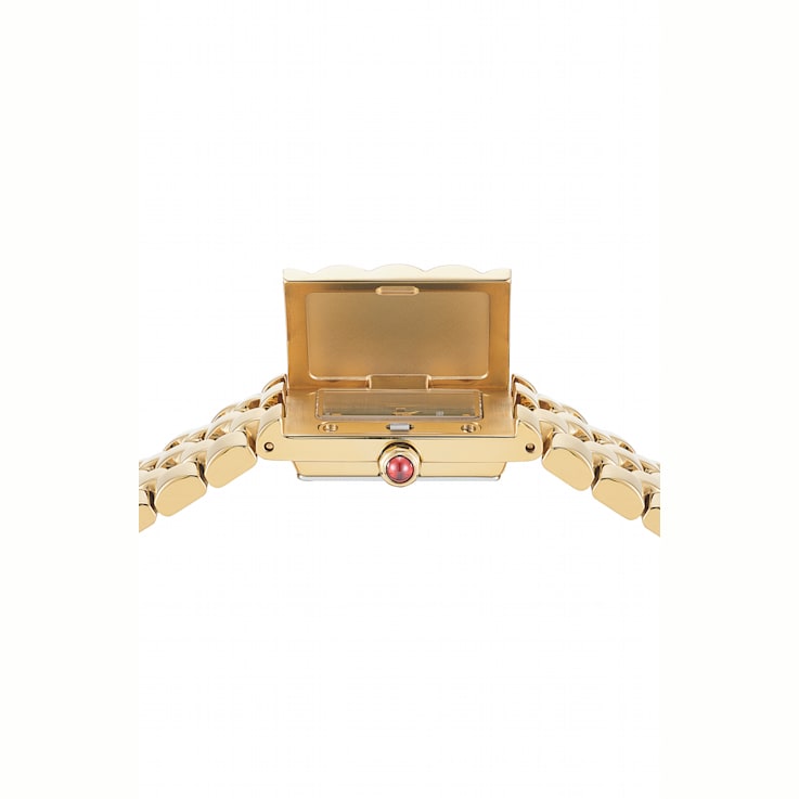 Ferragamo Secret IP Yellow Gold Bracelet Mens Watch