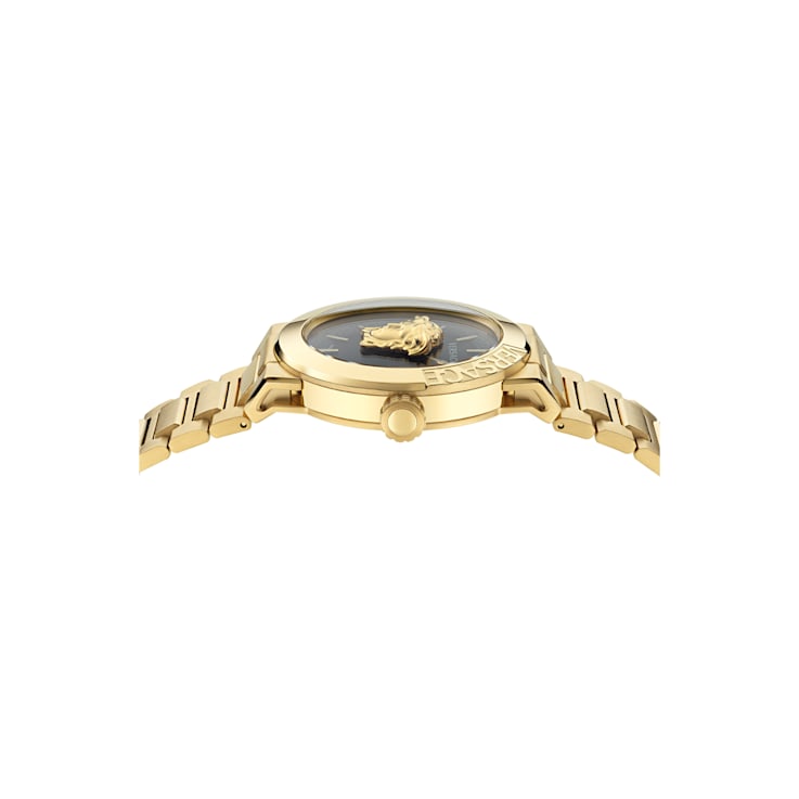 Versace Medusa Infinite Yellow Stainless Steel Bracelet Watch