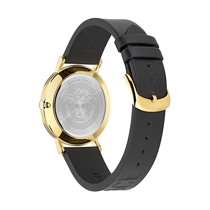Versace thin greca circle ring on sale
