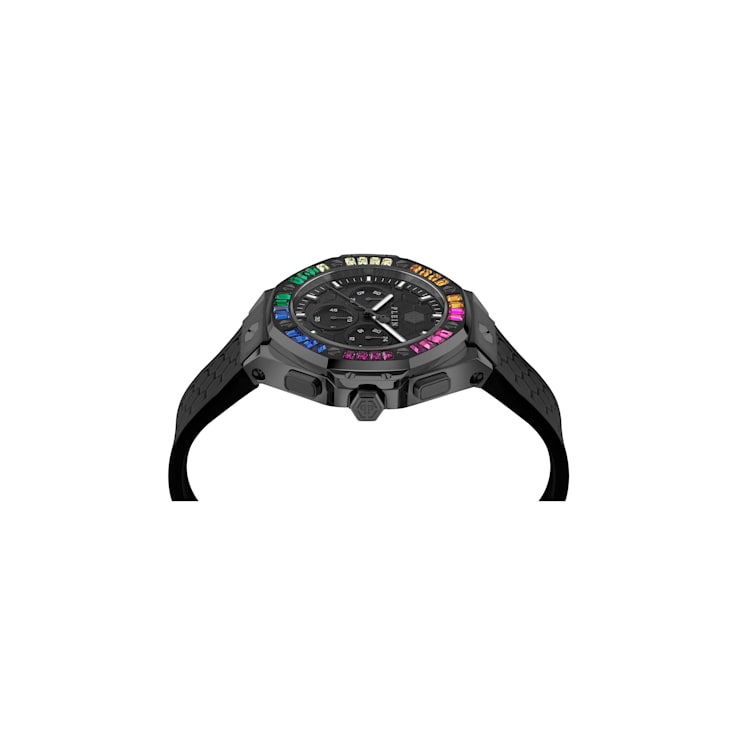 Plein Chrono Royal Silicone Strap Womens Watch