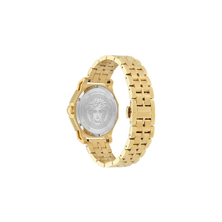 Medusa Deco IP Yellow Bracelet Watch