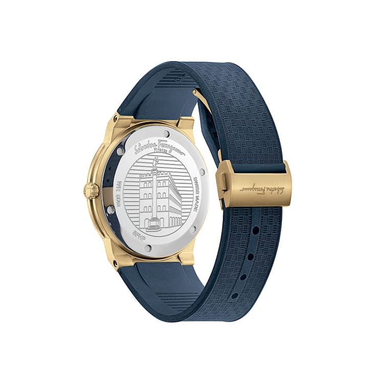 Salvatore Ferragamo Sapphire Strap Watch