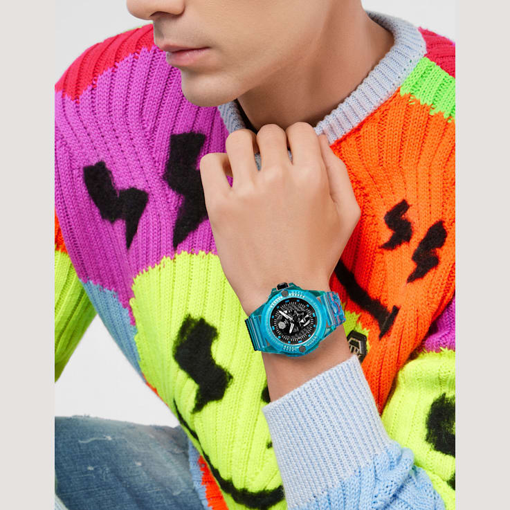 The $kull Scuba Duba Edition Silicone Strap Mens Watch